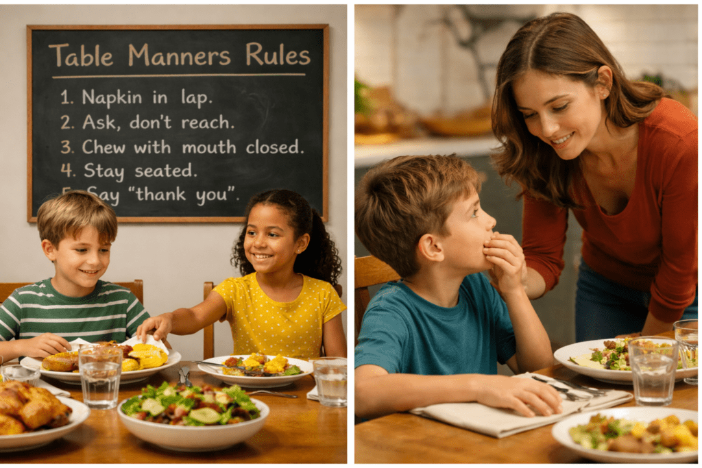 Body image - Manners Matter Now Table Manners for Kids