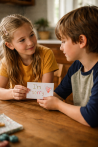 Offering an apology with care - Manners Matter Now Teaching kids to apologize sincerely