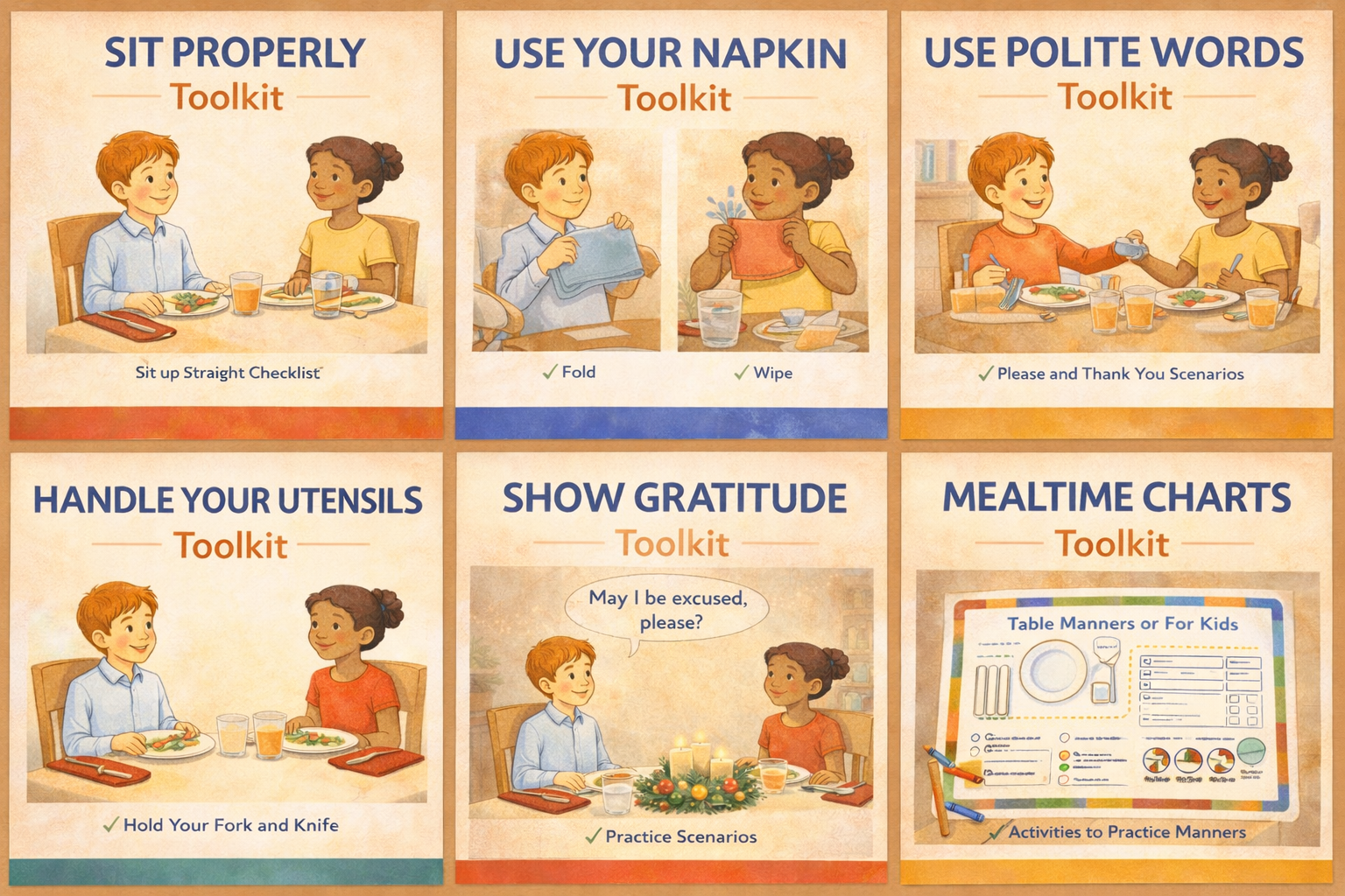 Table Manners toolkit for Kids
