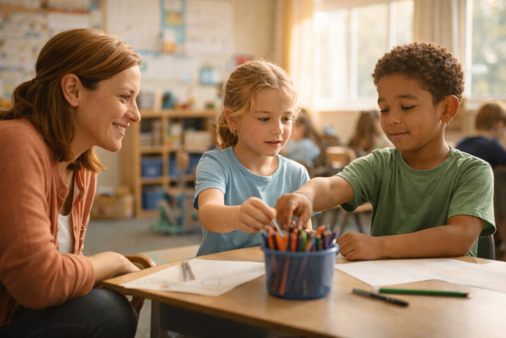 Taking turns in class - Manners Matter Now respect definition for kids