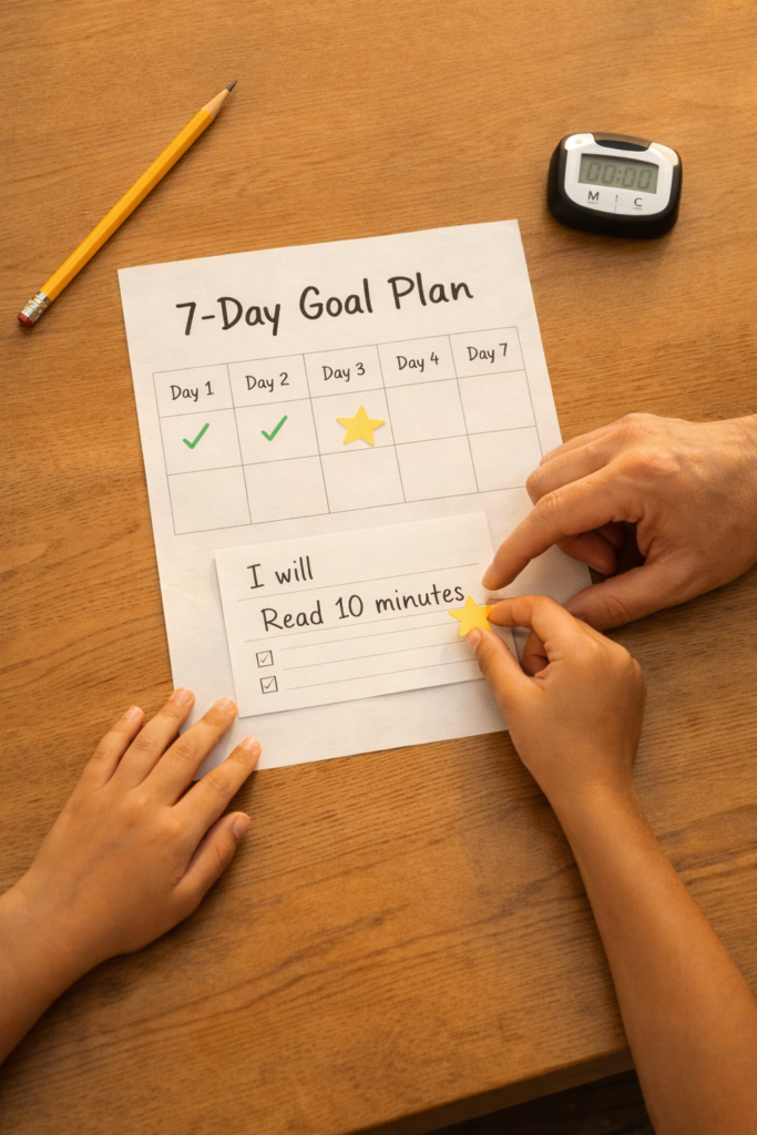 Collaborative goal setting - Manners Matter Now