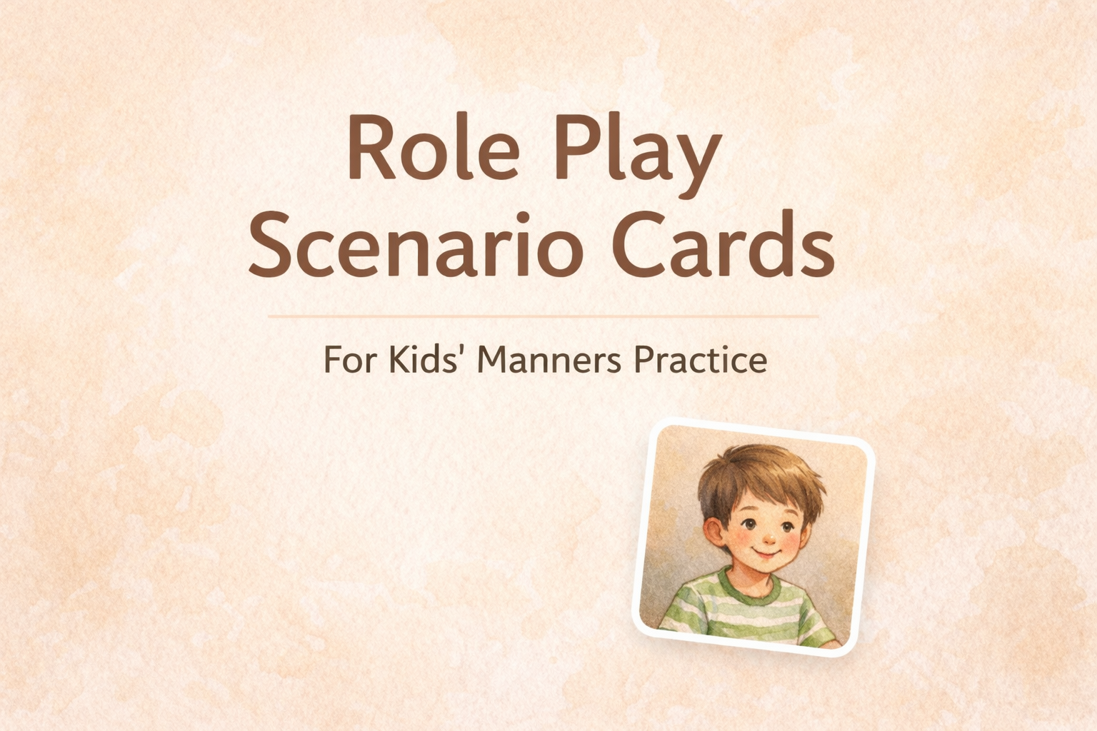 Role Play Toolkit