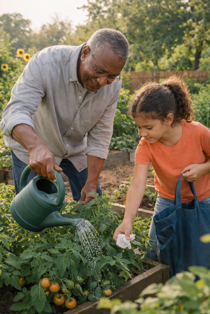 Gardening together - Manners Matter Now