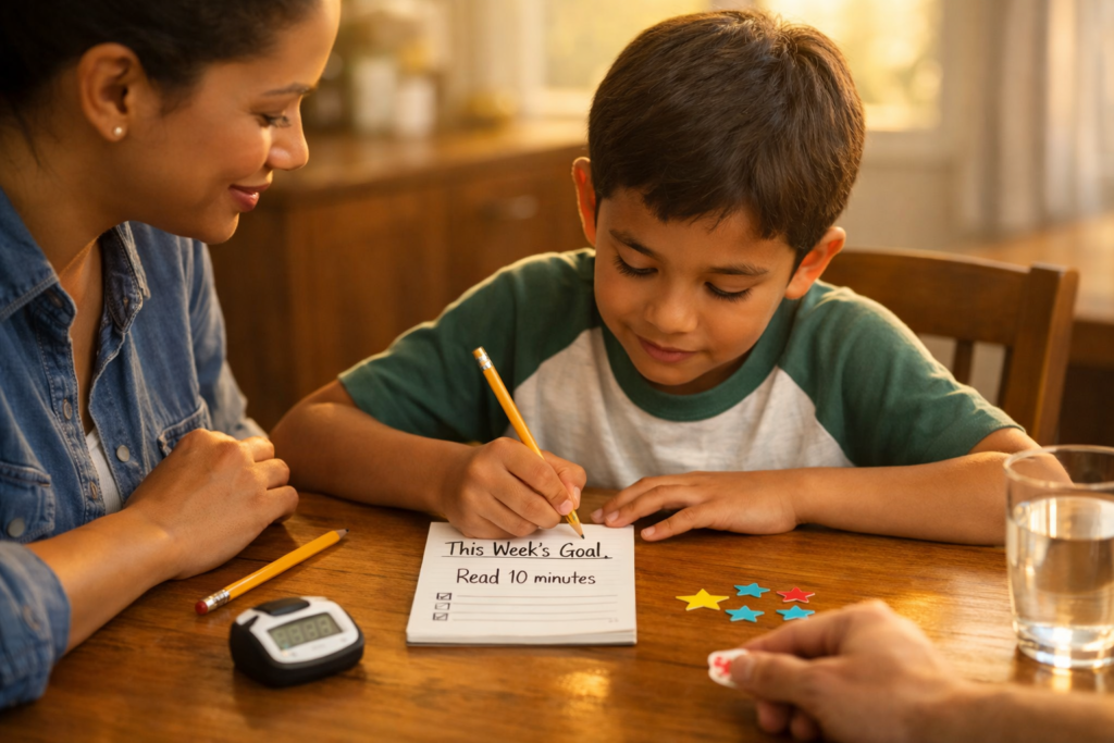 Setting goals together - Manners Matter Now